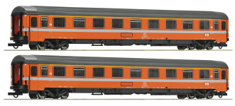 Roco 74033 - H0 - 2-tlg. Personenwagen-Set EC Mont Cenis, SNCF, Ep. IV - Set 2